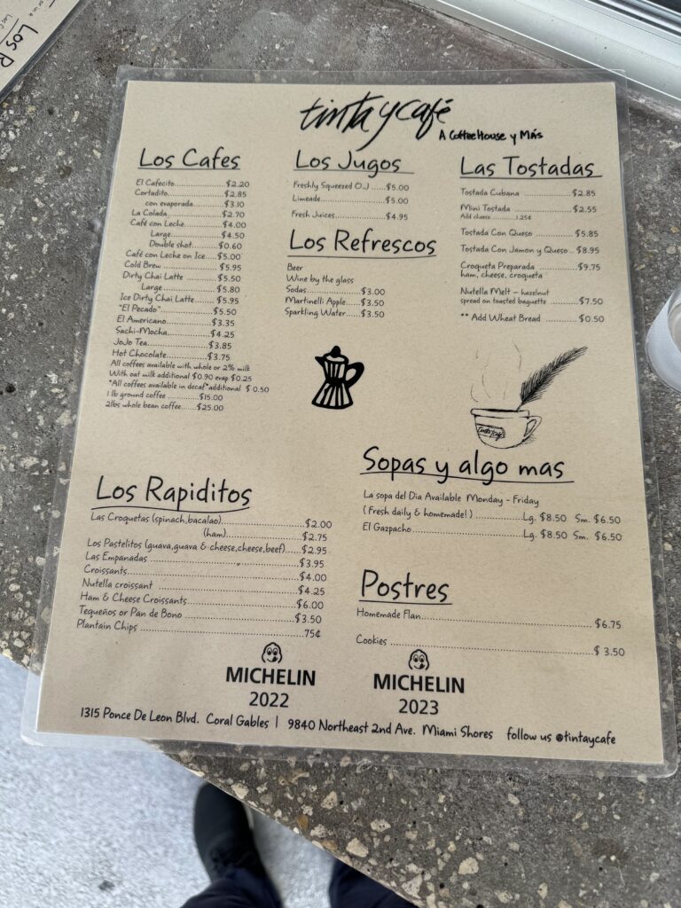 Tinta y Cafe Miami